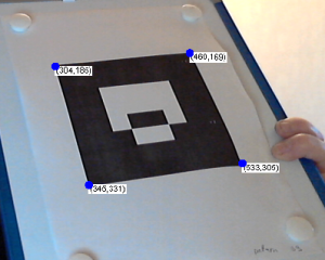Processing ARToolkit : Test simple de la détection d'un marker à partir ...
