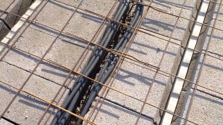 Guide pour l’installation de gaines électriques dans une dalle en béton