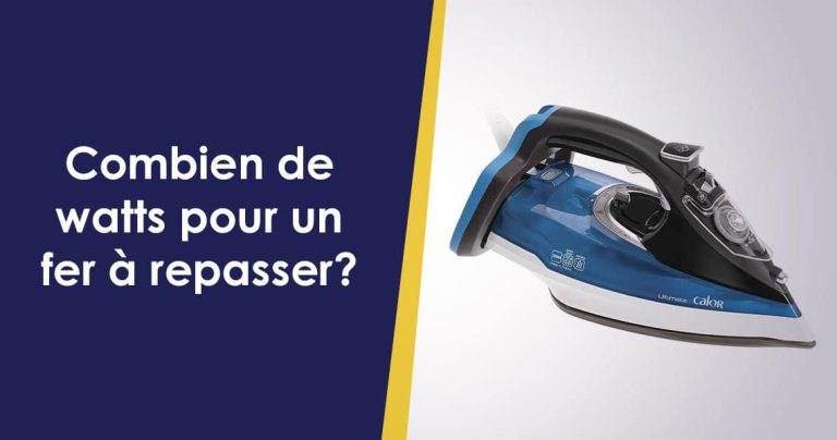 Quelle est la consommation électrique d’un Fer à repasser ?