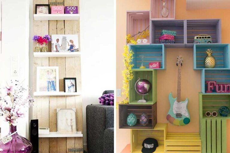 Comment créer une étagère murale design avec des matériaux recyclés ?