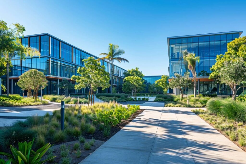 Découvrez le campus bleu électrique : l'innovation durable au cœur de l'enseignement supérieur