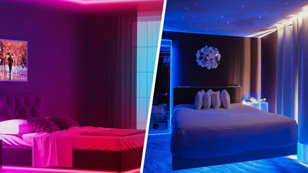 Comment disposer des LED dans une chambre ?