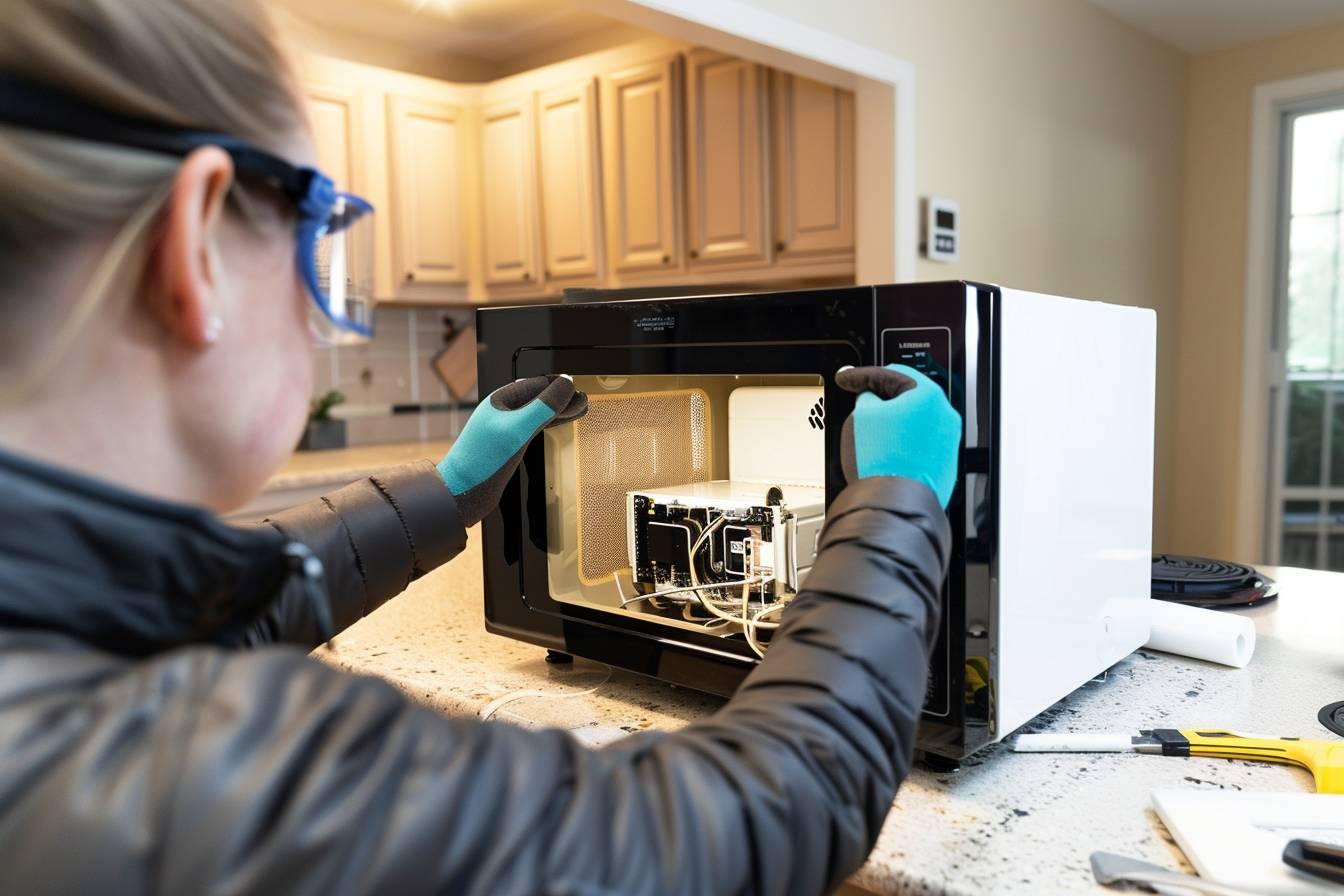 Pourquoi votre micro-ondes gresille-t-il même éteint ? Causes et solutions pour ce problème courant