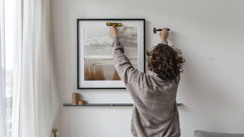 Comment accrocher un tableau bien droit ?