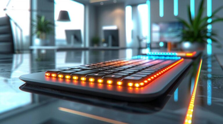 Le Touchpad d’un afficheur graphique couleur 320×240 utilisé en clavier tactile 4×4