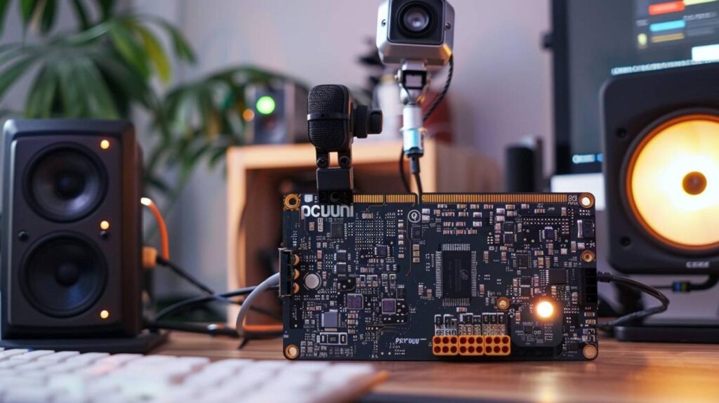 Programmer le pcDuino : Voix : Capturer une image webcam à la voix (en mode connecté) avec LED de visualisation !