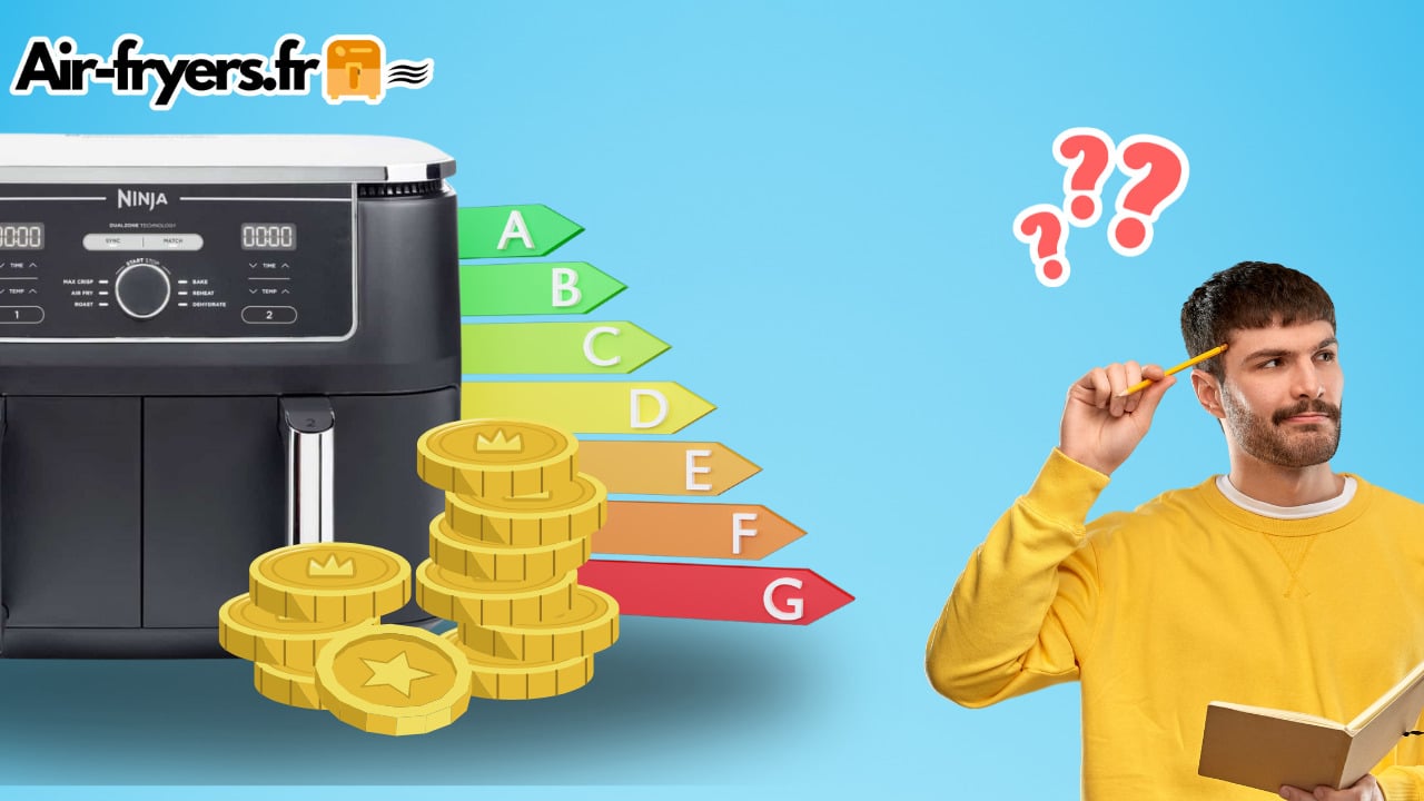 Comparatif consommation électrique air fryer et four