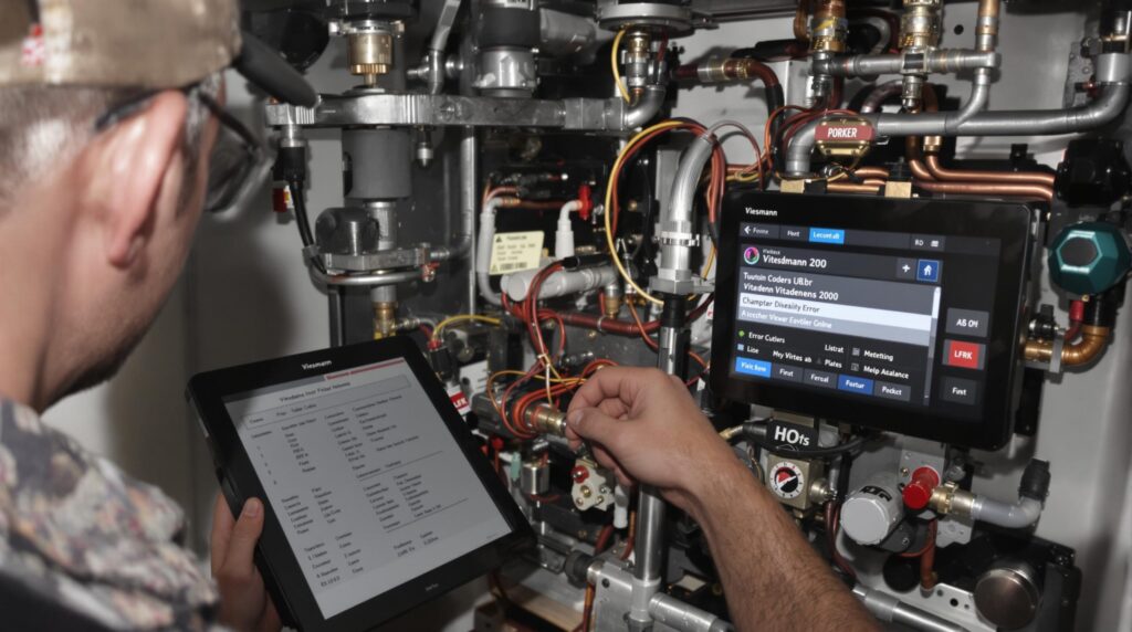Liste des codes erreur de la chaudière Viessmann Vitodens 200 avec explications