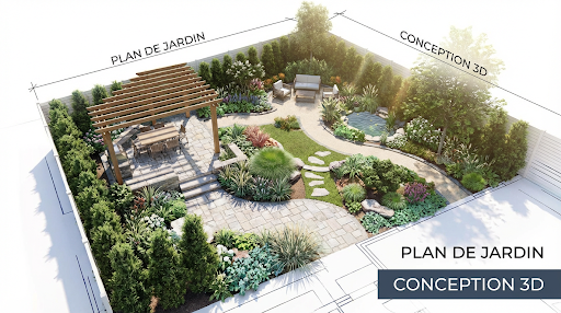Logiciel d’aménagement extérieur pour concevoir un plan de jardin en ligne