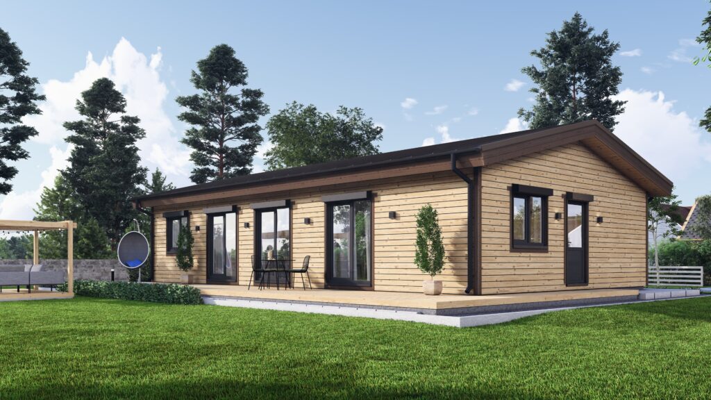 Installation électrique dans une maison en bois