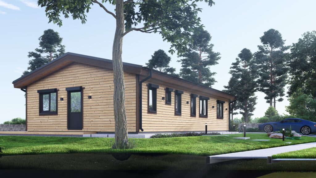 Installation électrique dans une maison en bois