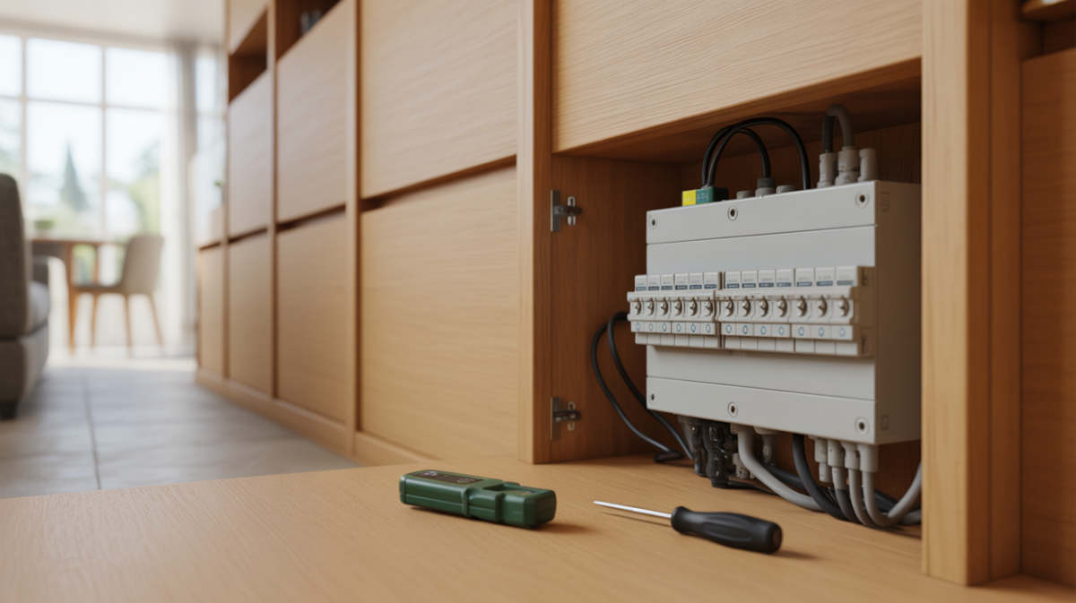 7 idées pour cacher un tableau électrique sans gêner l’accès ni la sécurité