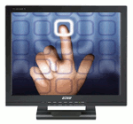 Le Touchpad d&rsquo;un afficheur graphique couleur 320&#215;240 utilisé en clavier tactile numérique 4&#215;4 et saisie de valeur entière.