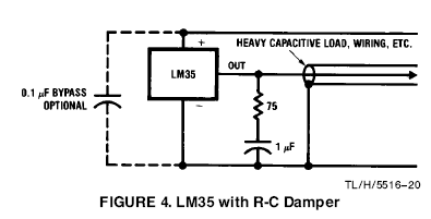 Capteur de température analogique LM 35