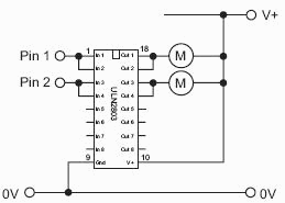Le circuit intégré ULN 2803 : octuple driver d&rsquo;amplification de puissance ON/OFF