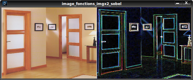 Processing – Traitement d&rsquo;image : Filtre Sobel 2D (détection de contours)