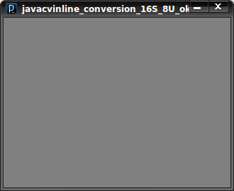 Processing : Javacv « inline » : Convertir un IplImage 16S (16 bits non signés) en un IplImage 8U (8 bits non signés)