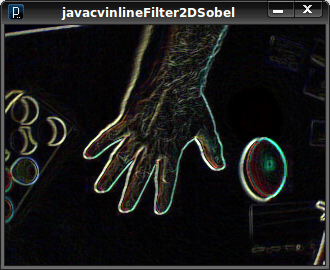 Processing : Javacv « inline » : Objet CvMat : Réalisation d&rsquo;un filtre de Sobel amélioré.