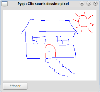 PyQt Lab&rsquo; : Dessiner le pixel sous le curseur souris tant que bouton souris appuyé